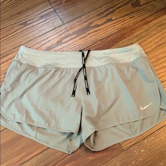 Nike Pants - Nike gray rubbing athletic shorts XL